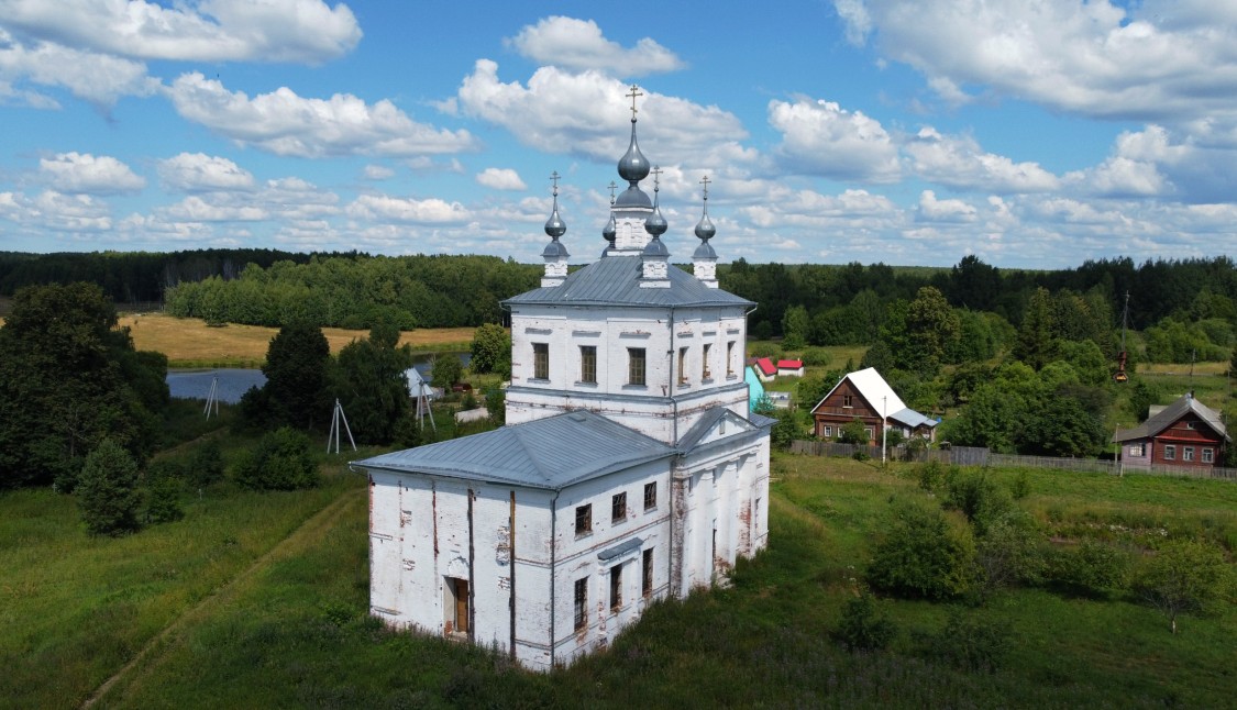 Церковь Казанской иконы Божией Матери, Степаниха (Александровский район, Владимирская область). фасады