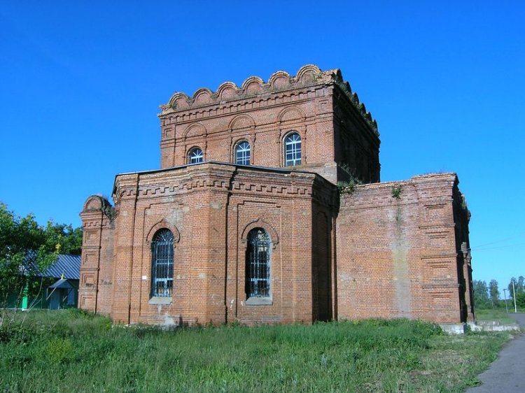 Церковь Сергия Радонежского (новая), Новосергиевка (Александро-Невский район, Рязанская область). фасады