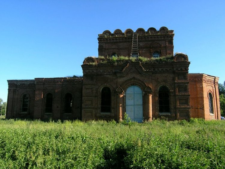Церковь Сергия Радонежского (новая), Новосергиевка (Александро-Невский район, Рязанская область). фасады