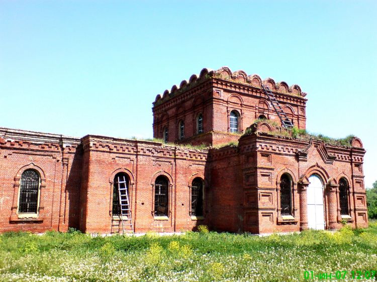 Церковь Сергия Радонежского (новая), Новосергиевка (Александро-Невский район, Рязанская область). фасады