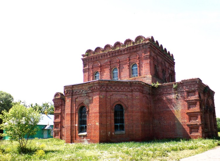 Церковь Сергия Радонежского (новая), Новосергиевка (Александро-Невский район, Рязанская область). фасады, Восточный фасад