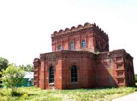 Церковь Сергия Радонежского (новая), Восточный фасад<br>, Новосергиевка, Александро-Невский район, Рязанская область