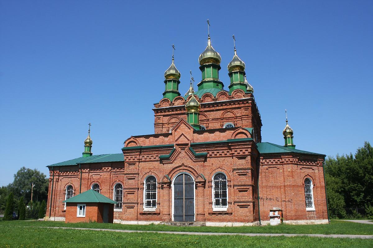 фасады. Церковь Сергия Радонежского (новая), Новосергиевка (Александро-Невский район, Рязанская область)