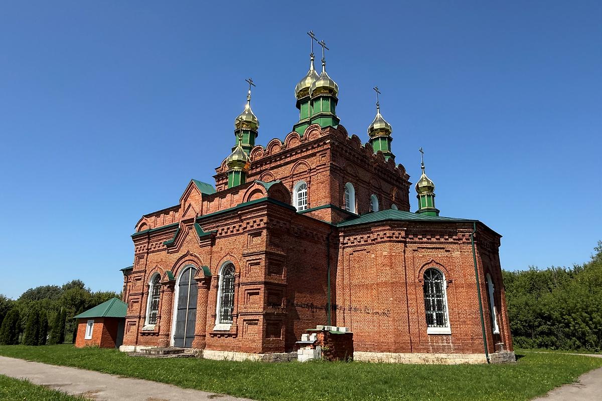 фасады. Церковь Сергия Радонежского (новая), Новосергиевка (Александро-Невский район, Рязанская область)