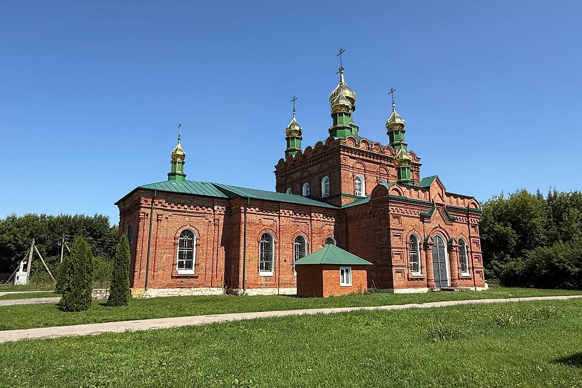 фасады. Церковь Сергия Радонежского (новая), Новосергиевка (Александро-Невский район, Рязанская область)