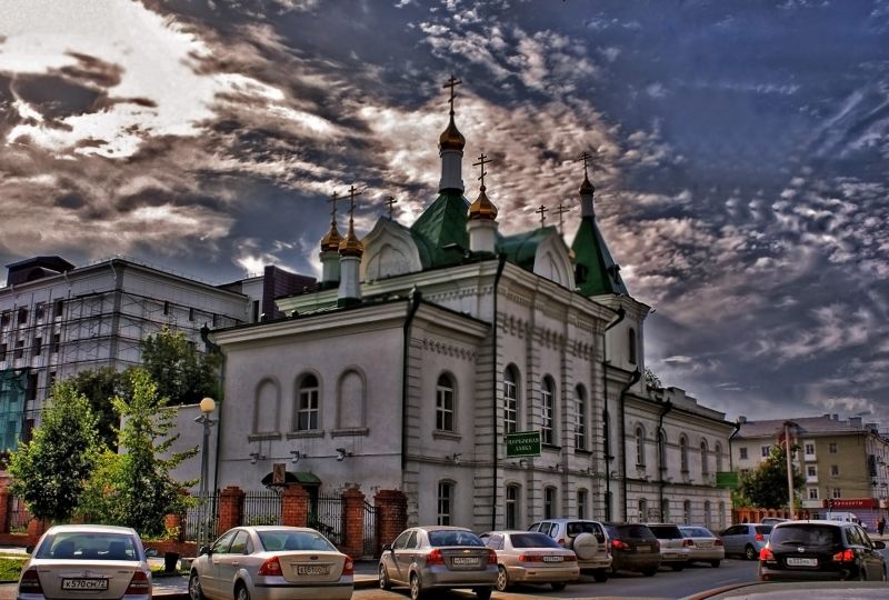 Тюмень. Церковь Симеона Богоприимца. фасады