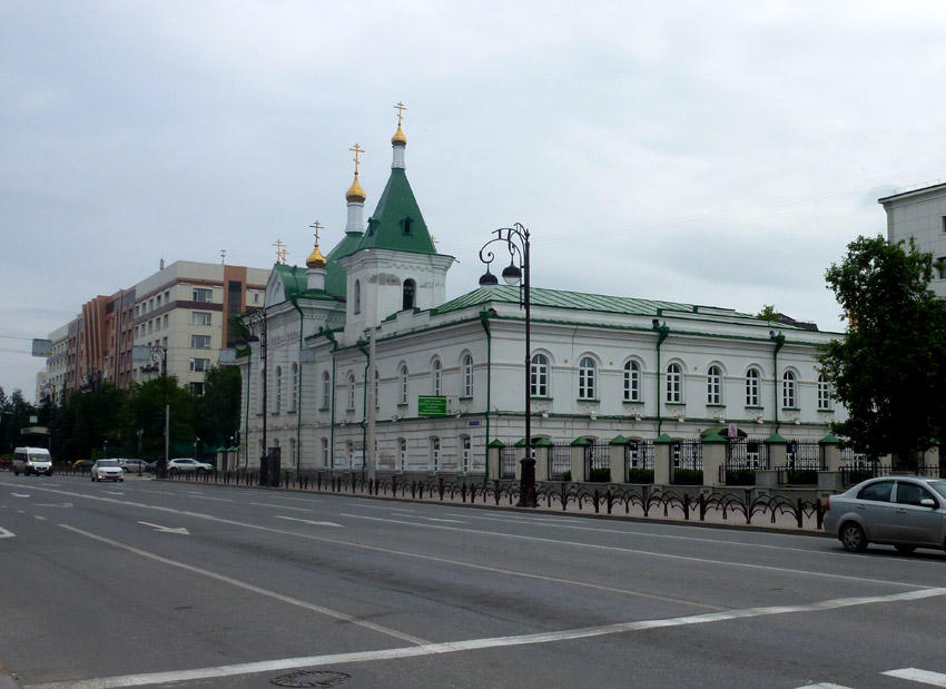 Тюмень. Церковь Симеона Богоприимца. общий вид в ландшафте