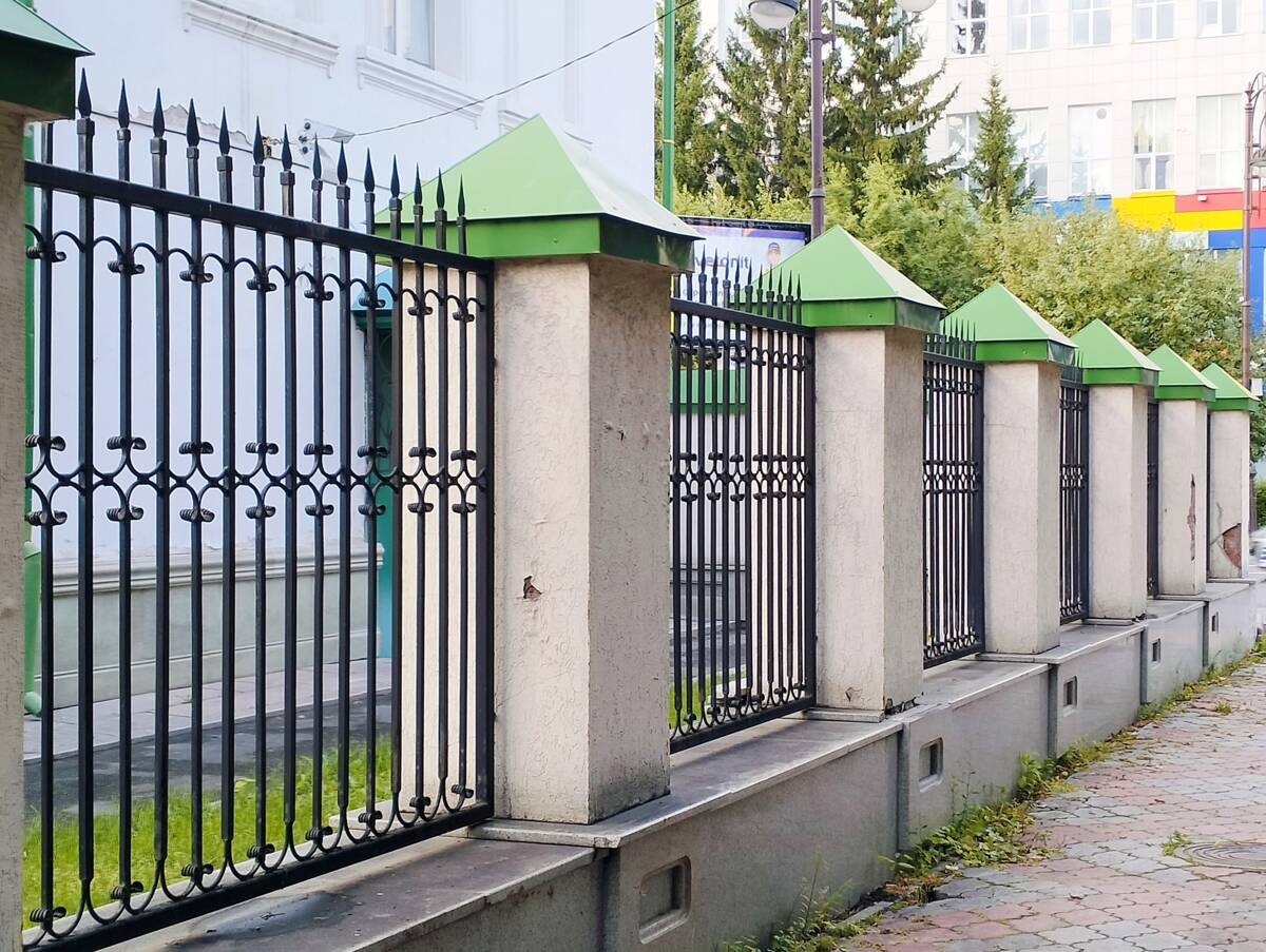 Церковь Симеона Богоприимца, Тюмень (Тюмень, город, Тюменская область). дополнительная информация, Фрагмент ограды