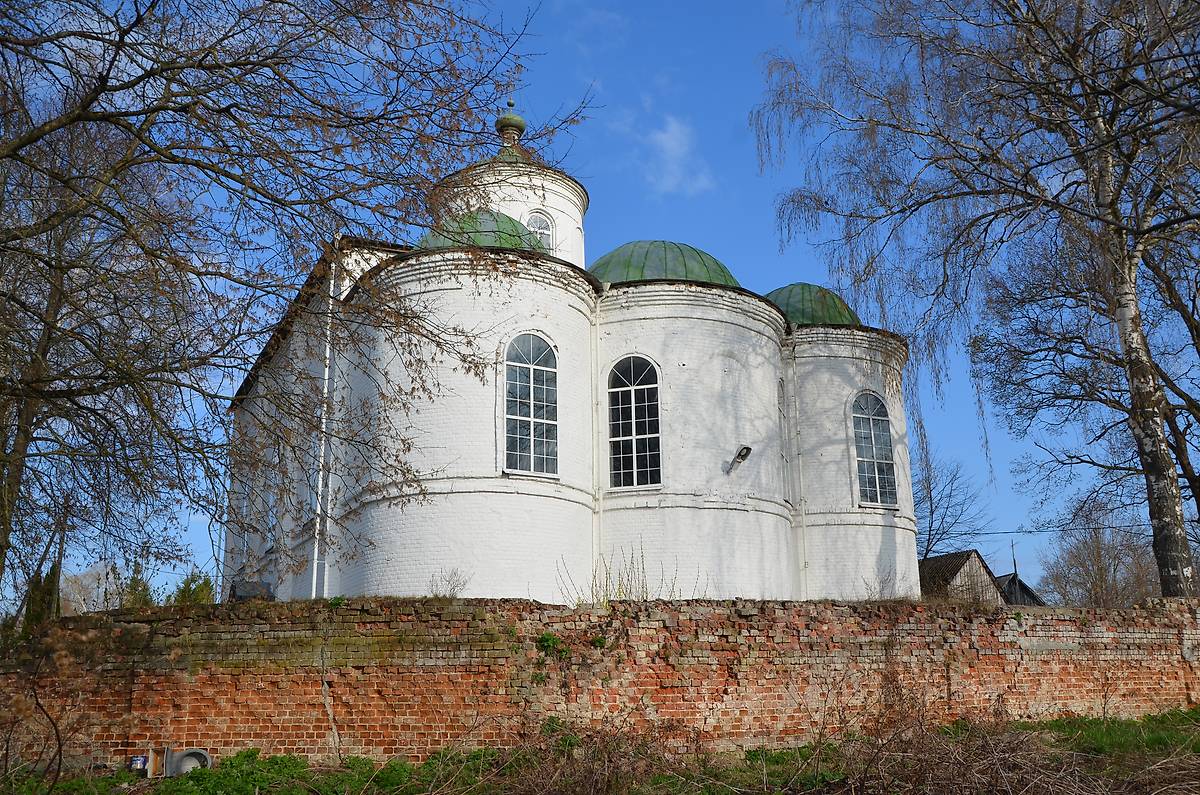 фасады. Церковь Троицы Живоначальной, Голубея (Дубровский район, Брянская область)