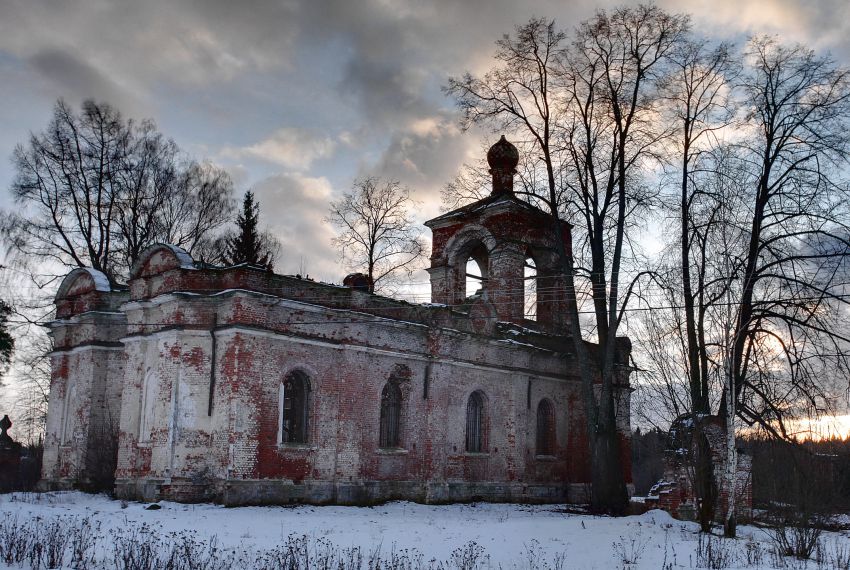 Чернеево. Церковь Димитрия Солунского (Смоленской иконы Божией Матери). фасады