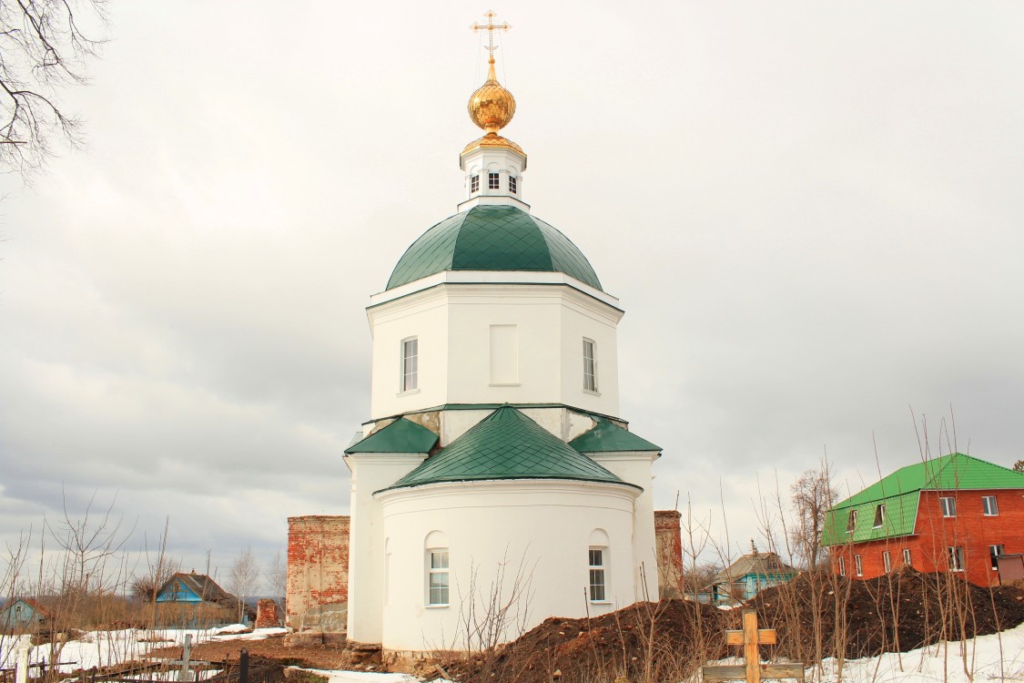 Ольявидово. Церковь Троицы Живоначальной. фасады, Вид с востока