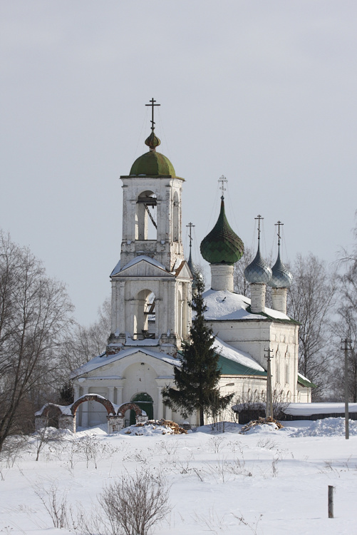 Сеславино. Церковь Казанской иконы Божией Матери. фасады