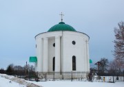 Церковь Ахтырской иконы Божией Матери, В последние годы добавились зелёные пластиковые козырьки, искажающие облик постройки<br>, Чернетово, Брянский район, Брянская область