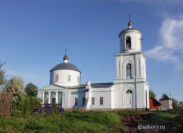 Юрьевское. Церковь Боголюбской иконы Божией Матери. фасады