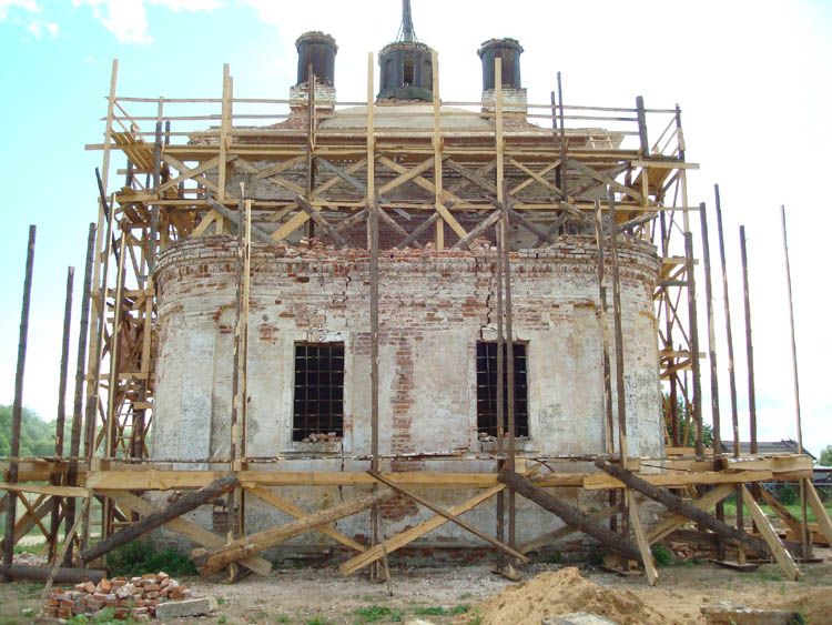Церковь Георгия Победоносца, Отяково (Боровский район, Калужская область). документальные фотографии