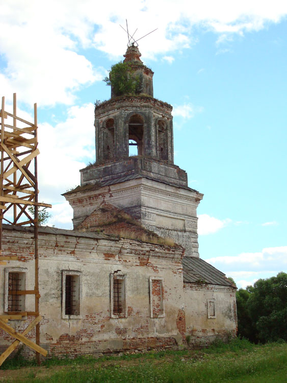 Церковь Георгия Победоносца, Отяково (Боровский район, Калужская область). документальные фотографии