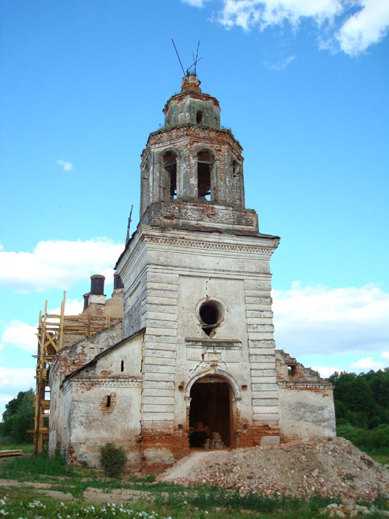 Церковь Георгия Победоносца, Отяково (Боровский район, Калужская область). документальные фотографии