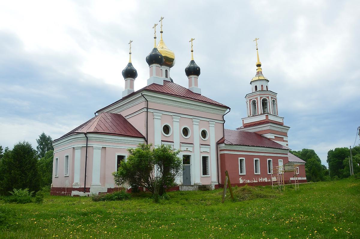 фасады. Церковь Георгия Победоносца, Отяково (Боровский район, Калужская область)