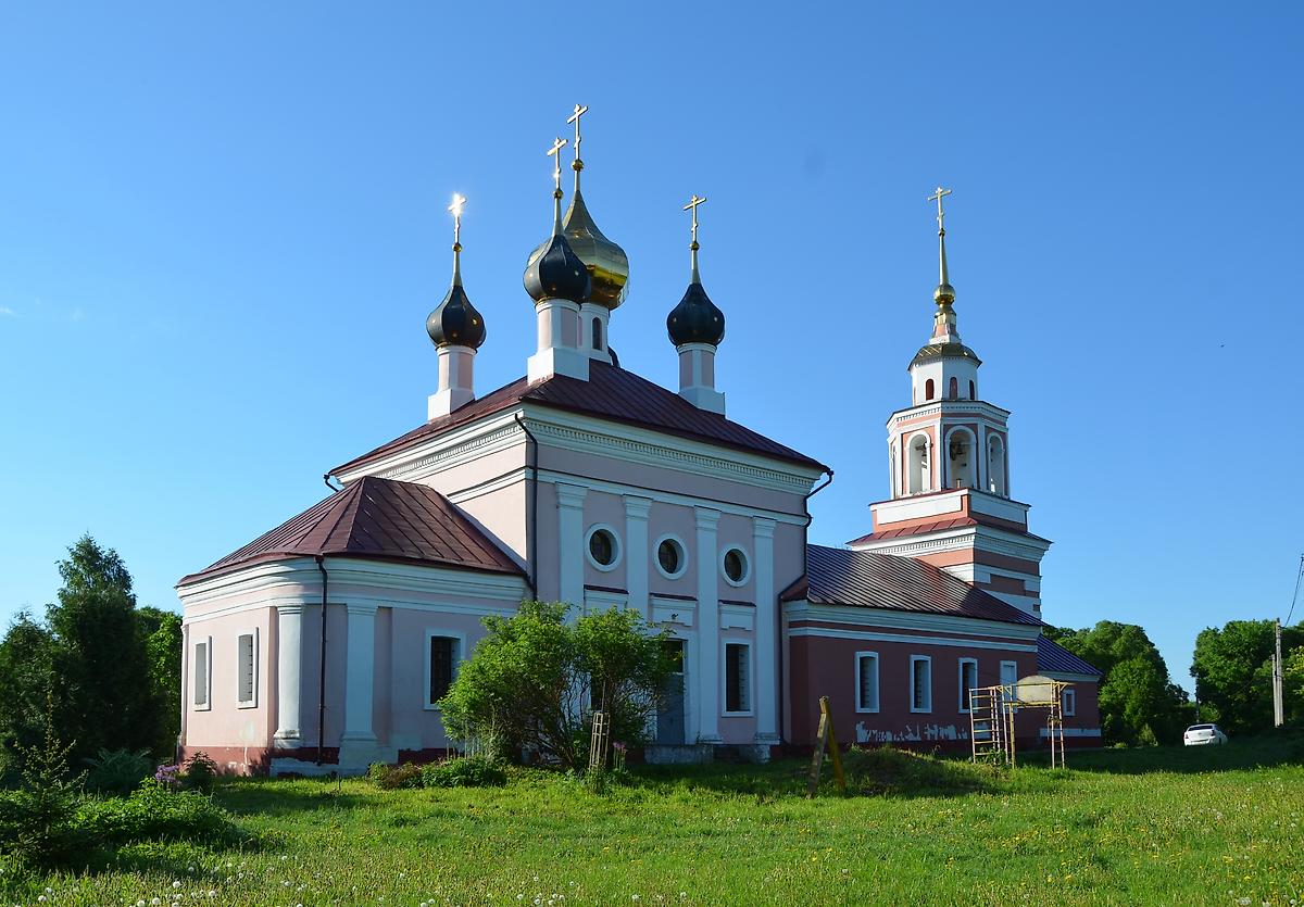 фасады. Церковь Георгия Победоносца, Отяково (Боровский район, Калужская область)