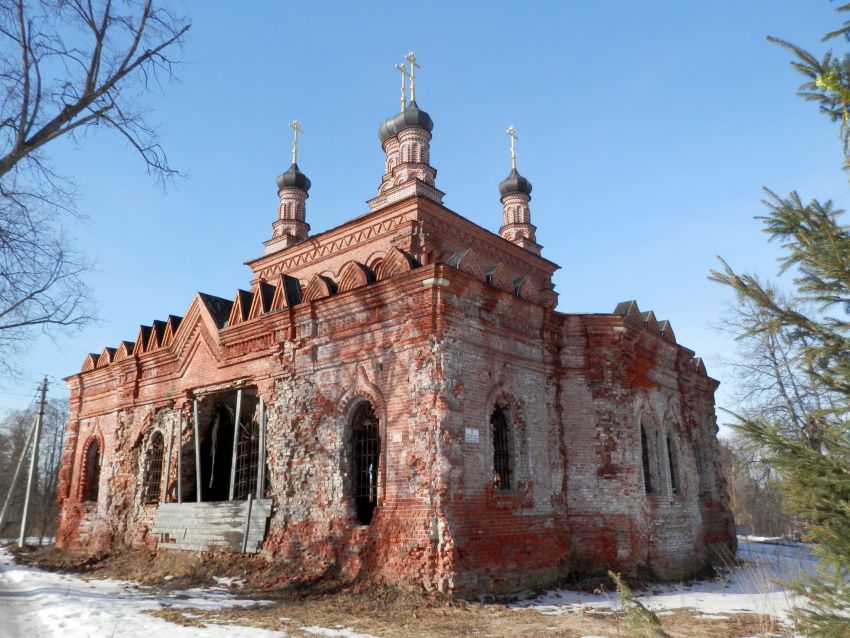 Кикино. Церковь Покрова Пресвятой Богородицы. фасады