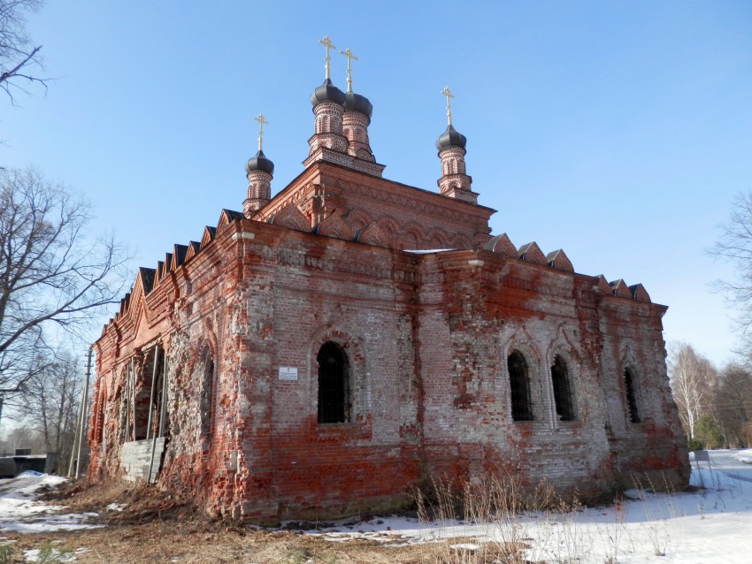 Кикино. Церковь Покрова Пресвятой Богородицы. фасады