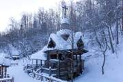Гремячий ключ, урочище. Сергия Радонежского, часовня-купель