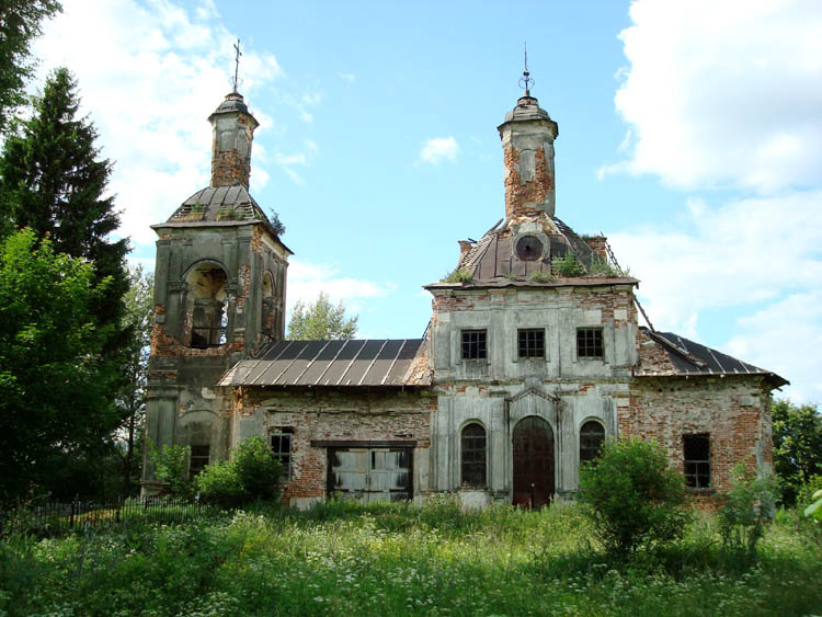 Церковь Благовещения Пресвятой Богородицы (Сергия Радонежского), Серединское (Боровский район, Калужская область). фасады
