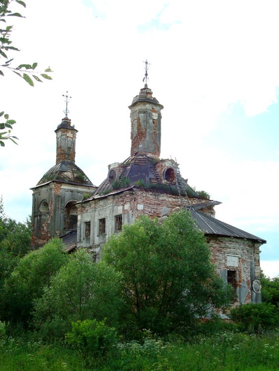 Церковь Благовещения Пресвятой Богородицы (Сергия Радонежского), Серединское (Боровский район, Калужская область). фасады