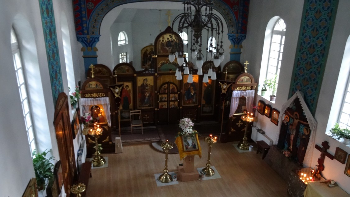Церковь Николая Чудотворца, Огре (Огрский край, Латвия). интерьер и убранство, Внутренний вид храма.