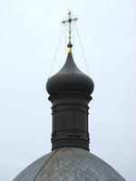 Церковь Никиты мученика, Глава и крест на шпиле Никитской церкви.<br>, Солнцево, Орловский район, Орловская область