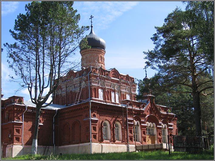 Смоленско-Зосимова пустынь. Собор Смоленской иконы Божией Матери, Арсаки (Александровский район, Владимирская область). фасады, Церковь Иконы Смоленской Божьей Матери, 1900г.