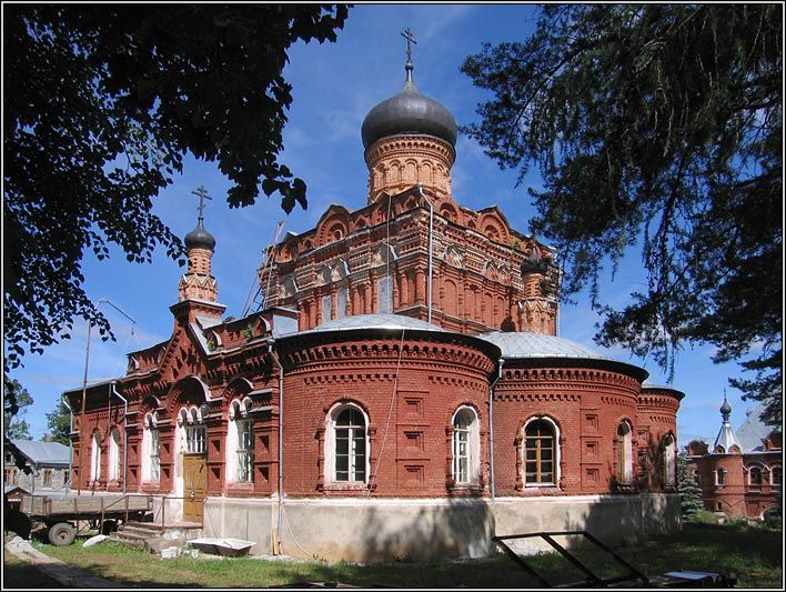 Смоленско-Зосимова пустынь. Собор Смоленской иконы Божией Матери, Арсаки (Александровский район, Владимирская область). фасады, Церковь Иконы Смоленской Божьей Матери, 1900г.