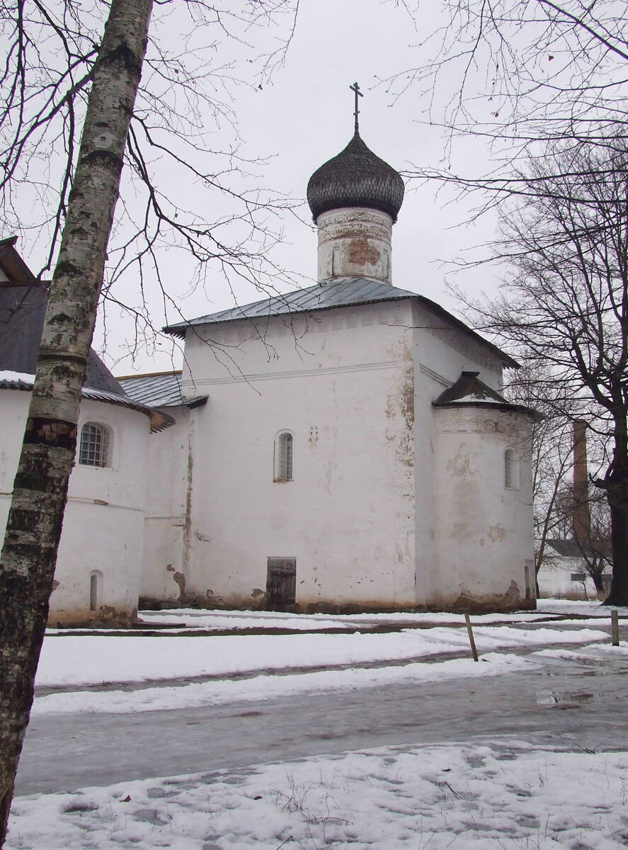 Спасо-Преображенский монастырь. Церковь Сретения Господня, Старая Русса (Старорусский район, Новгородская область). фасады
