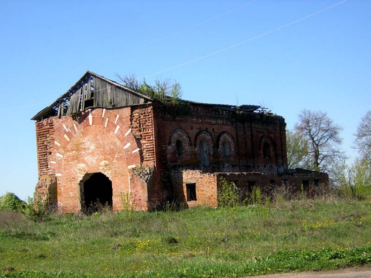 Юрино. Церковь Михаила Архангела. общий вид в ландшафте, 		      