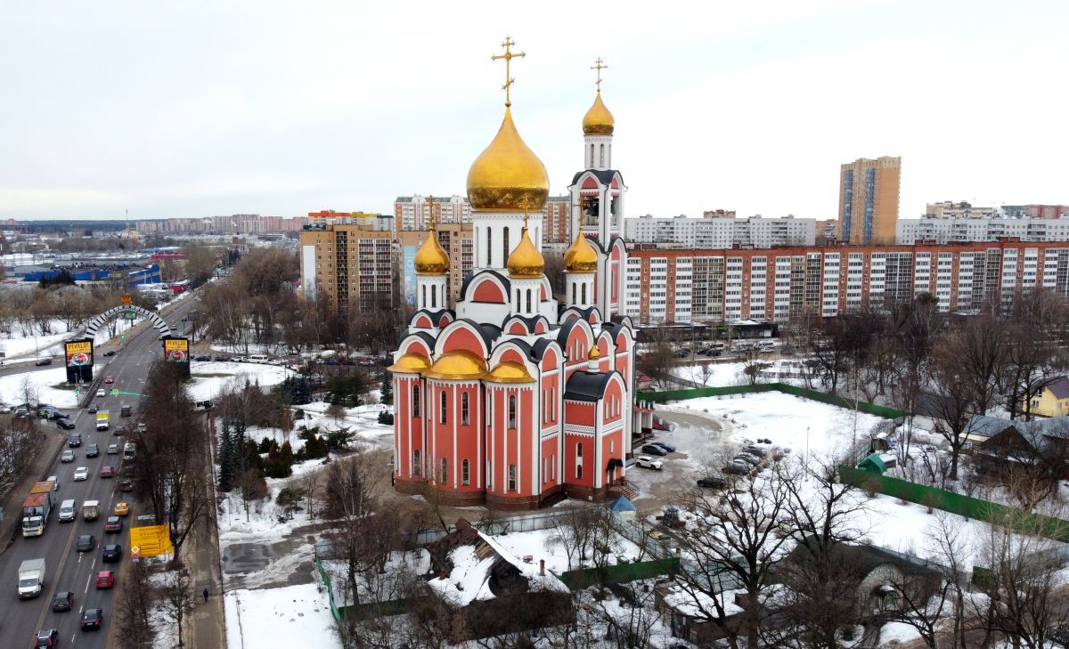 Церковь Георгия Победоносца, Одинцово (Одинцовский городской округ и ЗАТО Власиха, Краснознаменск, Московская область). фасады
