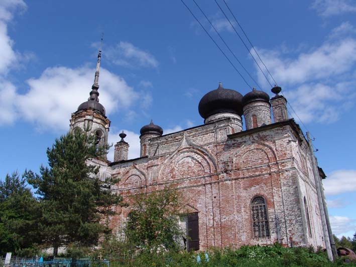 Церковь Троицы Живоначальной, Ивановская (Усть-Кубинский район, Вологодская область). фасады
