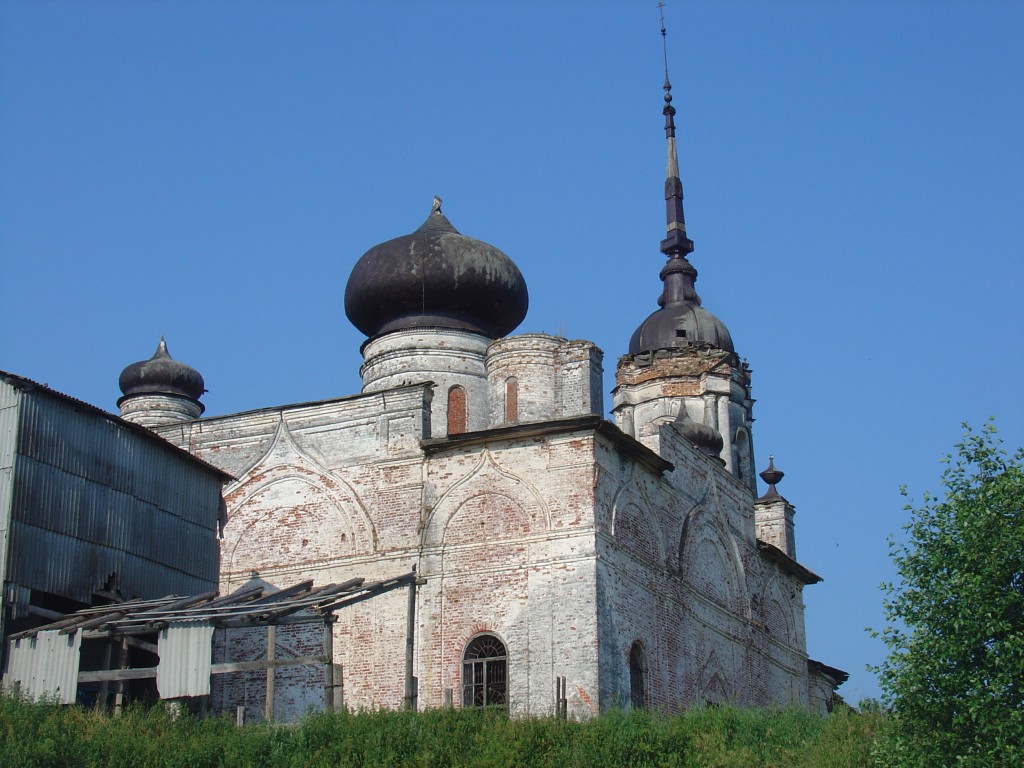 Церковь Троицы Живоначальной, Ивановская (Усть-Кубинский район, Вологодская область). фасады