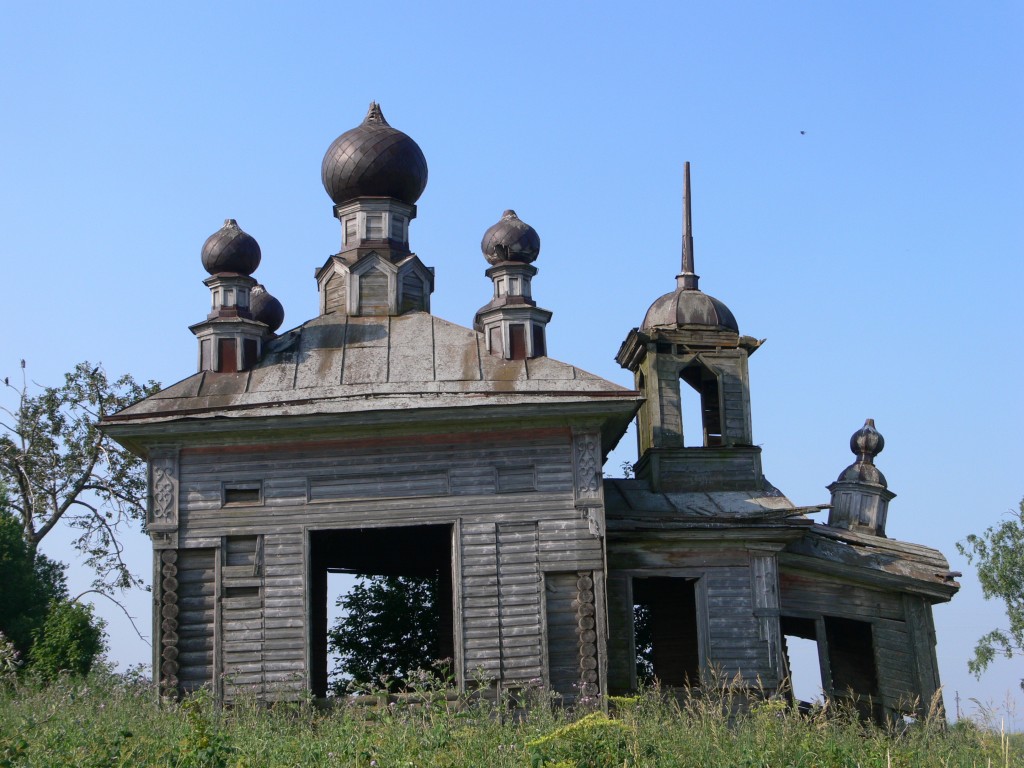 Часовня Иоанна Богослова, Горшково (Усть-Кубинский район, Вологодская область). фасады