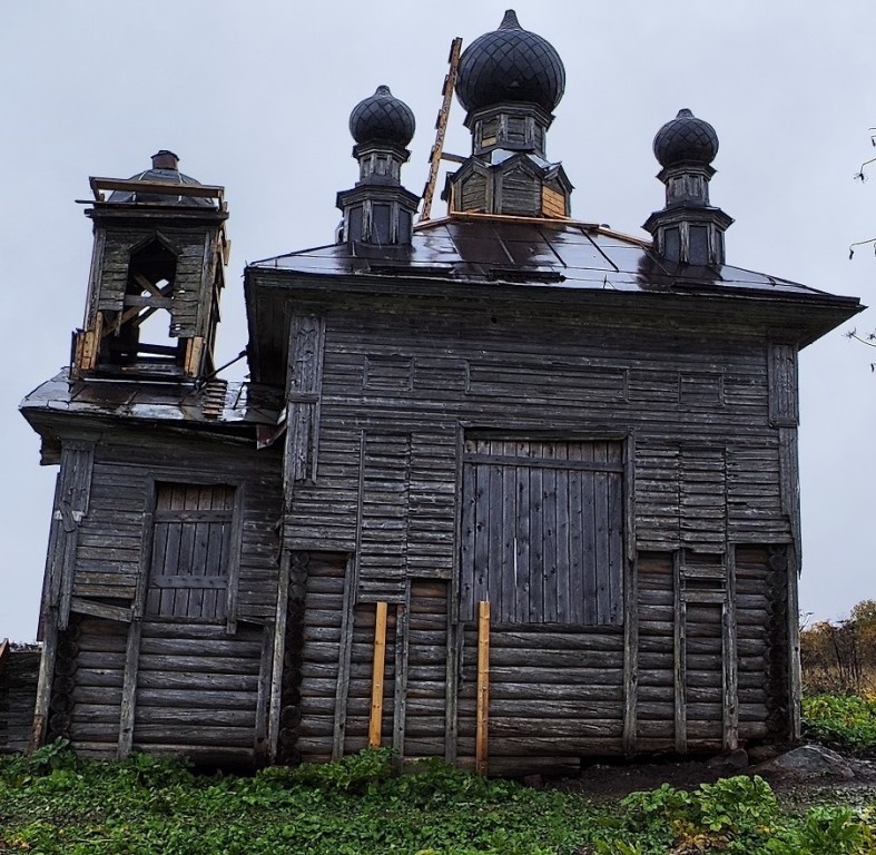 Часовня Иоанна Богослова, Горшково (Усть-Кубинский район, Вологодская область). документальные фотографии