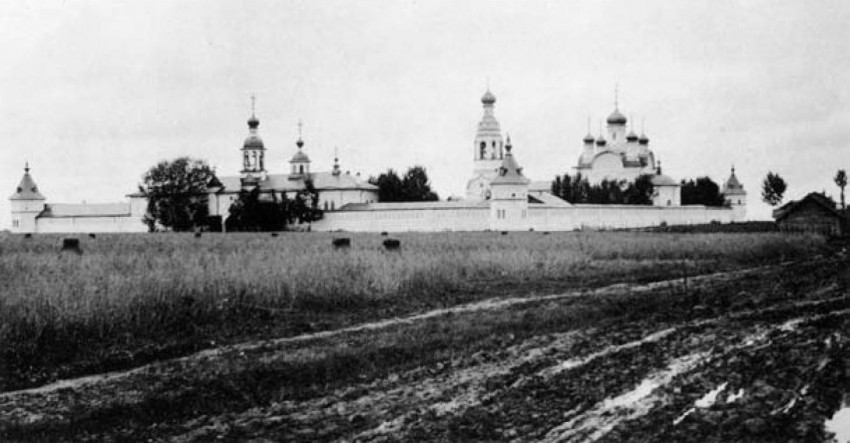 Владимирская Заоникиева пустынь, Лучниково (Вологодский район, Вологодская область). архивная фотография, Фото начала XX века из книги 