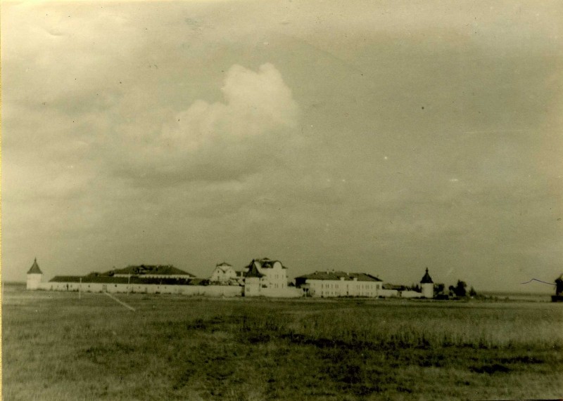 Лучниково. Владимирская Заоникиева пустынь. архивная фотография, Общий вид монастыря.