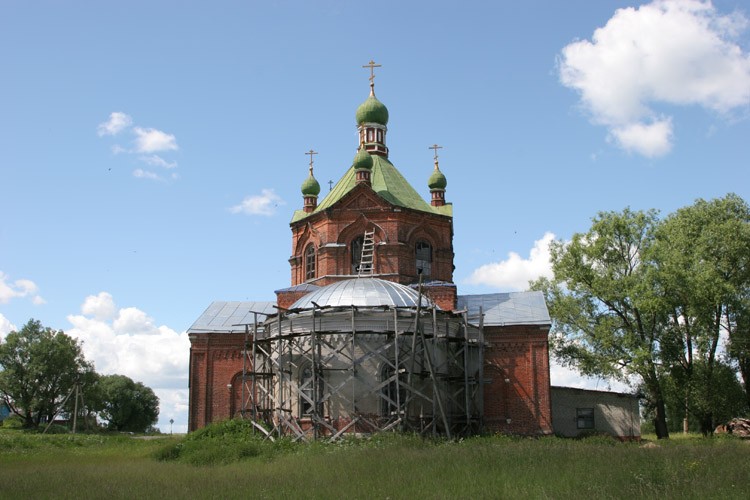 Елизарово. Церковь Троицы Живоначальной. фасады