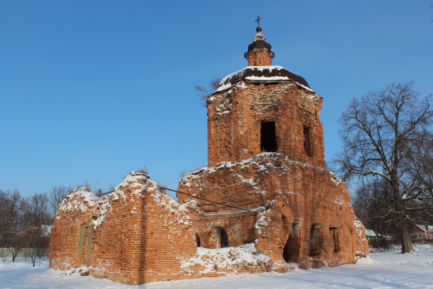 Церковь Параскевы Пятницы, Кумовское (Бабынинский район, Калужская область). фасады, Вид с юго-запада