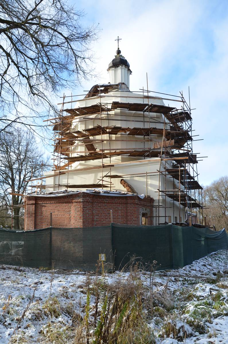 Церковь Параскевы Пятницы, Кумовское (Бабынинский район, Калужская область). документальные фотографии, Вид с северо-востока