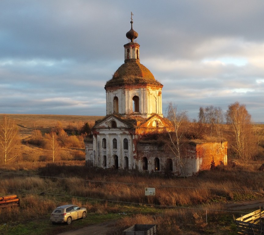 Церковь Воскресения Словущего, Гридино (Перевозский район, Нижегородская область). фасады