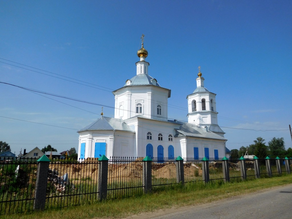 Церковь Казанской иконы Божией Матери, Макарьево (Лысковский район, Нижегородская область). фасады
