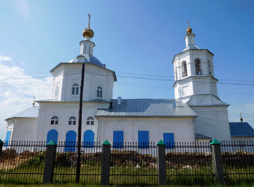 Церковь Казанской иконы Божией Матери, Макарьево (Лысковский район, Нижегородская область). фасады