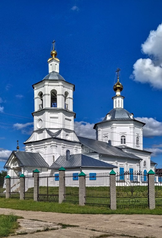 Макарьево. Церковь Казанской иконы Божией Матери. фасады