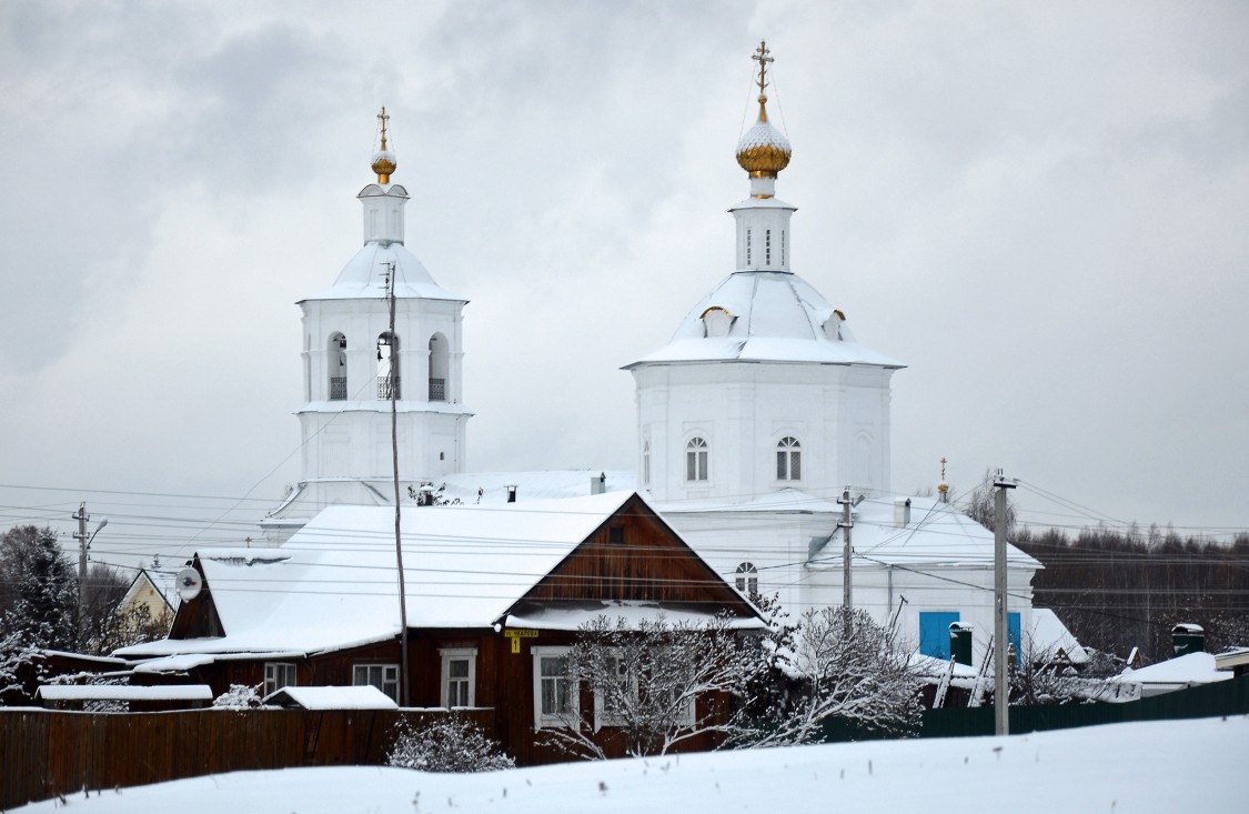 Церковь Казанской иконы Божией Матери, Макарьево (Лысковский район, Нижегородская область). фасады