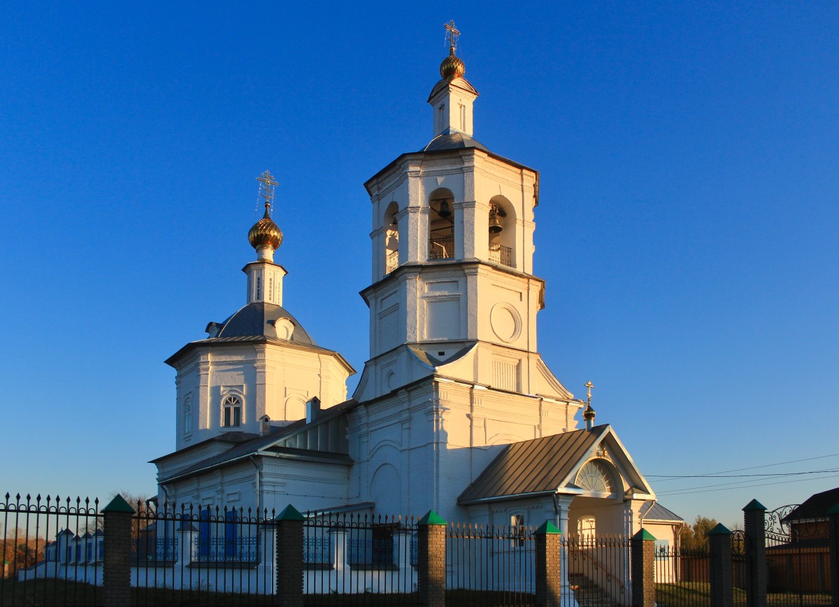 Макарьево. Церковь Казанской иконы Божией Матери. фасады, Вид с северо-запада